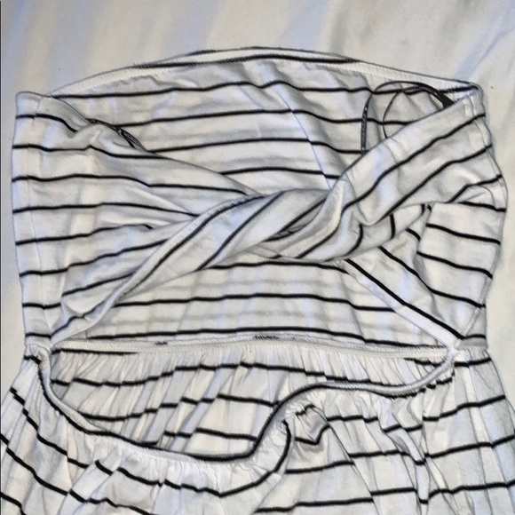 Volcom Strapless Black and White Dress - Picture 3 of 4